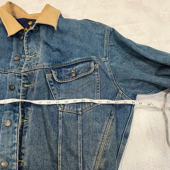 Bugle boy jeans denim jacket men Large vintage - Picture 3 of 14